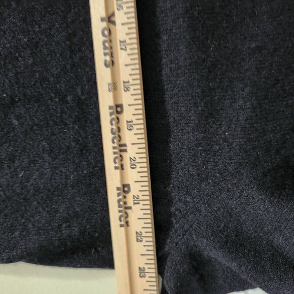 Nordstrom Sweater Mens Large Cashmere Half Zip Pullover Black - Picture 12 of 16